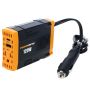 PowerDrive PWD120 120 Watt Power Inverter Slim 12v DC to 110v AC with Outlet and 2 USB Ports
