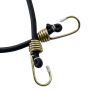 RoadPro 32in Heavy-Duty Jack Strap Coated Hooks RPTS32 32-Inch Bungee Cord-Black