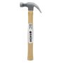 RoadPro 16 Oz Claw Hammer SST-50100 Drop-Forged Steel Head Anti-Vibration Wooden Handle-16 Ounces